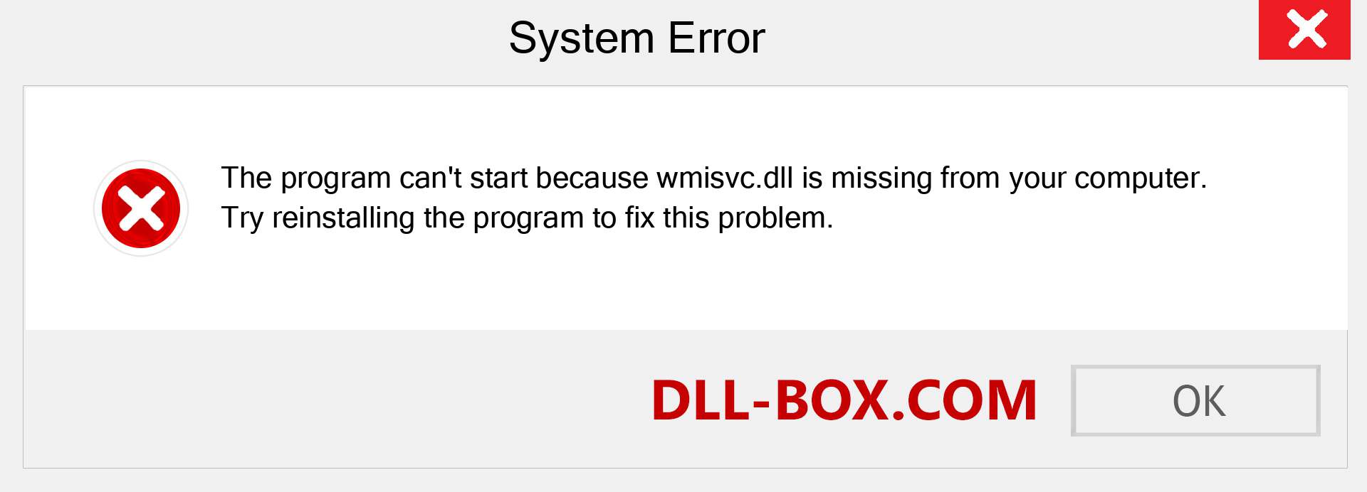  wmisvc.dll file is missing?. Download for Windows 7, 8, 10 - Fix  wmisvc dll Missing Error on Windows, photos, images