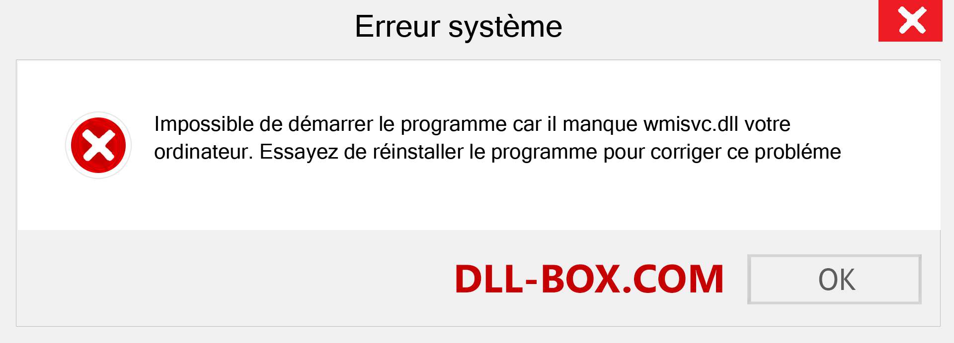 Le fichier wmisvc.dll est manquant ?. Télécharger pour Windows 7, 8, 10 - Correction de l'erreur manquante wmisvc dll sur Windows, photos, images